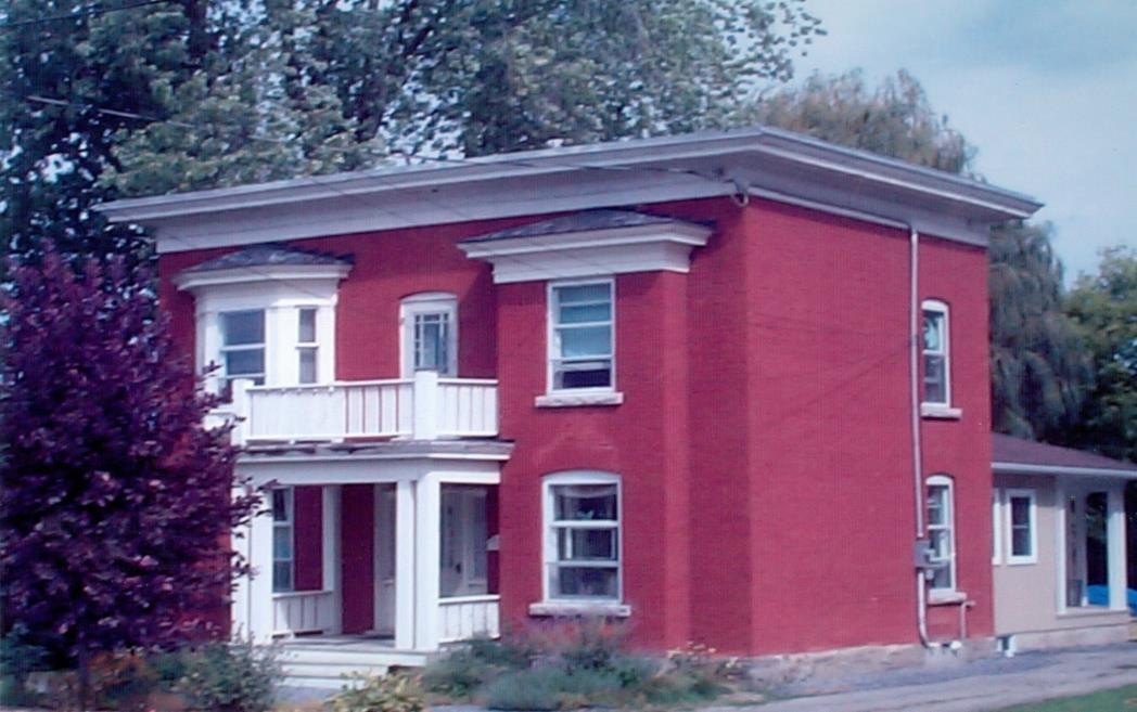 The red-brick house at 1145 Concession Street.